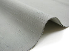 画像をギャラリービューアに読み込む, ■送料無料■メンズ洗える着物反物お仕立て代込・裏地付き〜紬風無地・薄グレー No.1(mw-a)