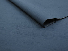 画像をギャラリービューアに読み込む, ■送料無料■メンズ洗える着物反物 お仕立て代込・裏地付き〜紬風無地・紺 No.8(mw-a)