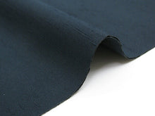 画像をギャラリービューアに読み込む, ■送料無料■メンズ洗える着物反物 お仕立て代込・裏地付き〜紬風無地・濃紺 No.9(mw-a)