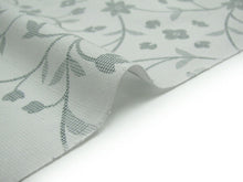 画像をギャラリービューアに読み込む, 洗える着物 夏着物 小紋 反物 東レ 夏用 紗 フルオーダー 仕立て付 グレーベージュ色唐草柄 kbくに 女性 レディース 送料無料 着物