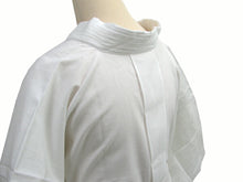画像をギャラリービューアに読み込む, 本麻 半襦袢 ジョーゼット 手もみ楊柳 L サイズ レディース 単品 白 無地 半衿付き 半じゅばん 襦袢 麻 身さらし 見頃 綿 夏物 夏用 和装 女性 楊柳半衿 和装小物 着物 バチ衿 ラミー 日本製 送料無料 《KBおわ》KZ 294