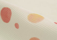 画像をギャラリービューアに読み込む, 【夏の半襟 正絹 友禅 生成り地赤系水玉柄】紗 女性 レディース 半えり 半衿 和装小物 カジュアル 着物 単衣 浴衣 きもの ゆかた シルク ゆうぜん kimono haneri silk【メール便発送可能】