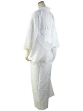 画像をギャラリービューアに読み込む, 長襦袢 夏 絽 洗える長襦袢 半衿付 白 S M L サイズ レディース 長じゅばん ポリエステル 夏用 和装小物 和服 女性用 ホワイト wgくに