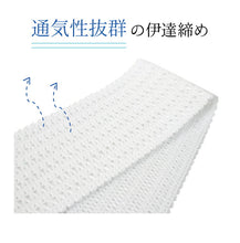 画像をギャラリービューアに読み込む, 伊達締め マジックベルト メッシュ 白色 L 日本製 夏 暑さ対策 涼やか 伊達じめ 伊達締め だてじめ 年中使える 女性 レディース 着物 単衣 夏 浴衣