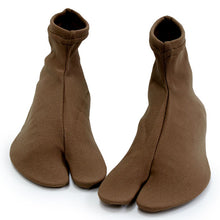 画像をギャラリービューアに読み込む, 足袋 ストレッチ 口ゴム 6色 単衣 白 ワイン 黒 グレー ブラウン ベージュ フリーサイズ 22〜25cm カラー 日本製 レディース 伸びる 女性 女物 女 婦人 着物 きもの 着付け小物 ソックス ネコポス便