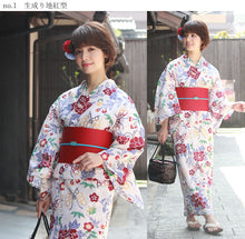 画像をギャラリービューアに読み込む, 浴衣 セット レディース 浴衣3点セット レトロ 女性浴衣リバーシブル 半幅帯 下駄 浴衣セット Sサイズ M L 2022 花火大会 夏祭り 大人 しっとり あす楽 レディースファッション セール対象外