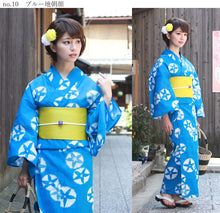 画像をギャラリービューアに読み込む, 浴衣 セット レディース 浴衣3点セット レトロ 女性浴衣リバーシブル 半幅帯 下駄 浴衣セット Sサイズ M L 2022 花火大会 夏祭り 大人 しっとり あす楽 レディースファッション セール対象外