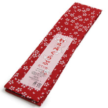 画像をギャラリービューアに読み込む, 【子供 着物 伊達締め 赤色小桜柄】女の子 和装小物 伊達じめ 【メール便発送可能】