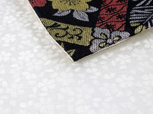 画像をギャラリービューアに読み込む, 袋帯 礼装 黒地菱繋ぎに吉祥花紋 HL アッシュエル 単品 新品 訪問着 振袖 成人式 卒業式 入学式 フォーマル に レディース 女性 和服 和装 着物 送料無料 14H BHにち セール対象外