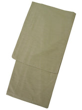 画像をギャラリービューアに読み込む, 【メンズ着物アンサンブル 羽織りと着物のセット】カーキグリーン 草色 無地 紬風 Mサイズ 男性 和装 和服 きもの プレタ 春 秋 冬 きもの カジュアル 普段着 ポリエステル 送料無料 あす楽