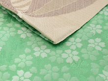 画像をギャラリービューアに読み込む, 【浴衣帯 レディース 半幅帯 ロングタイプ】アイボリー色傘柄 長尺 長め ゆかた帯 ユカタ帯 女性 小袋帯 細帯 仕立上がり 手結び 半巾帯 リバーシブル