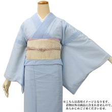 画像をギャラリービューアに読み込む, 【色無地 洗える着物 縦紗 M Lサイズ 水色】夏用 仕立上がり プレタ レディース 女性 着物 ポリエステル きもの kimono キモノ 礼装 フォーマル 夏着物 送料無料