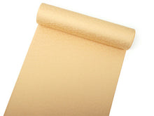 画像をギャラリービューアに読み込む, 東レシルック色無地 着物 反物 クリームイエロー 黄色 フルオーダー お仕立て付き 紋意匠 四季の花草 柄地紋 女性 レディース 洗える着物 袷 単衣 きもの 和装 和服 羽織 コート【No.603】