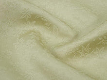 画像をギャラリービューアに読み込む, 東レシルック色無地 着物 反物 薄抹茶 薄黄緑色 フルオーダー お仕立て付き 紋意匠 四季の花草 柄地紋 女性 レディース 洗える着物 袷 単衣 きもの 和装 和服 羽織 コート【No.605】