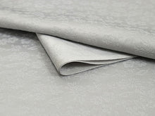 画像をギャラリービューアに読み込む, 東レシルック色無地 着物 反物 薄ブルーグレー 薄鼠色 フルオーダー お仕立て付き 紋意匠 四季の花草 柄地紋 女性 レディース 洗える着物 袷 単衣 きもの 和装 和服 羽織 コート【No.608】