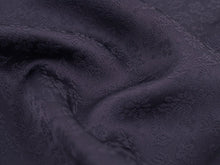 画像をギャラリービューアに読み込む, 東レシルック色無地 着物 反物 濃紫 茄子紺色 フルオーダー お仕立て付き 紋意匠 四季の花草 柄地紋 女性 レディース 洗える着物 袷 単衣 きもの 和装 和服 羽織 コート【No.612】