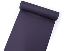 画像をギャラリービューアに読み込む, 東レシルック色無地 着物 反物 濃紫 茄子紺色 フルオーダー お仕立て付き 紋意匠 四季の花草 柄地紋 女性 レディース 洗える着物 袷 単衣 きもの 和装 和服 羽織 コート【No.612】