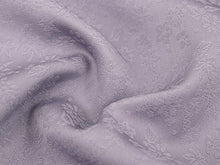 画像をギャラリービューアに読み込む, 東レシルック色無地 着物 反物 渋薄紫 藤色 フルオーダー お仕立て付き 紋意匠 四季の花草 柄地紋 女性 レディース 洗える着物 袷 単衣 きもの 和装 和服 羽織 コート【No.613】