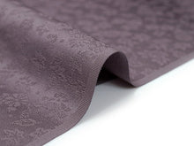 画像をギャラリービューアに読み込む, 東レシルック色無地 着物 反物 パープルグレー フルオーダー お仕立て付き 紋意匠 四季の花草 柄地紋 女性 レディース 洗える着物 袷 単衣 きもの 和装 和服 羽織 コート【No.614】