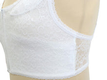 画像をギャラリービューアに読み込む, 和装ブラジャー 白 レース M L LL フロントファスナー 補整パッド付 ポケット付 ストレッチ 日本製 和装 ブラ 下着 さらし 和服 レディース 女性用 セール対象外 送料無料対象外 ゆうパケット対応可能 KZ