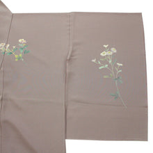 画像をギャラリービューアに読み込む, 【正絹訪問着 未仕立て 仮絵羽 薄渋紫地薄抹茶ぼかしに菊模様】 結婚式 新品 色 販売 購入 礼装 既婚 フォーマル 七五三 パーティ 入学式 卒業式 お宮参り【hzラオ】【送料無料】