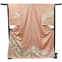 画像をギャラリービューアに読み込む, 【正絹訪問着 未仕立て 仮絵羽 桃色ぼかし地四季の花模様】 結婚式 新品 色 販売 購入 礼装 既婚 フォーマル 七五三 パーティ 入学式 卒業式 お宮参り【hz】【送料無料】