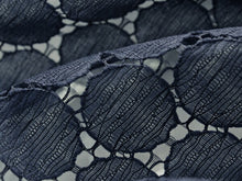 画像をギャラリービューアに読み込む, 着物 羽織 レディース レース 紺色レースドット繋ぎ柄 和装コート 着物 塵除け カジュアル 洒落 透け 羽織もの 着物コート 和装 和服