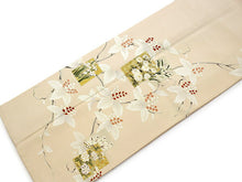 画像をギャラリービューアに読み込む, 訪問着 セット 正絹 仕立て上がり 4点セット フリーサイズ オレンジピンク地桐に色紙 訪問着 袋帯 帯揚げ帯締め お仕立て上がり高級着物 販売 購入 卒業式 結婚式 七五三 など フォーマル 礼装 和装 和服 着物 レディース 女性 着物 セット 送料