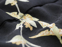 画像をギャラリービューアに読み込む, 訪問着 セット 正絹 仕立て上がり 4点セット フリーサイズ 黒地雪輪芝紋 訪問着 袋帯 帯揚げ帯締め お仕立て上がり高級着物 販売 購入 卒業式 結婚式 七五三 など フォーマル 礼装 和装 和服 着物 レディース 女性 着物 セッ