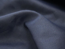 画像をギャラリービューアに読み込む, 【洗える二部式袷プレタ】濃紺地竹縞に菊梅柄 フリーサイズ 着物 ユニフォーム 帯なし 冬 袷 楽々 便利 kimono