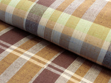 画像をギャラリービューアに読み込む, 【正絹着物 仕立上り 単品 ブラウン系格子柄 フリーサイズ】紬 袷 女性 レディース プレタ 小紋 こもん きもの つむぎ キモノ kimono【送料無料】【ワニ】