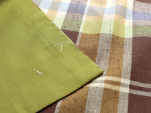 画像をギャラリービューアに読み込む, 【正絹着物 仕立上り 単品 ブラウン系格子柄 フリーサイズ】紬 袷 女性 レディース プレタ 小紋 こもん きもの つむぎ キモノ kimono【送料無料】【ワニ】