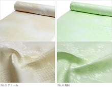 画像をギャラリービューアに読み込む, 長襦袢 反物 洗える 仕立て付き 全6色 ピンク ホワイト クリーム 黄緑 ブルー パープル レディース ポリエステル 半衿付き 洗える長襦袢 着物 和装 和服 女性