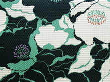 画像をギャラリービューアに読み込む, 【半幅帯 半巾帯 博多織 細帯 絹 黒地椿柄】紋小袋帯 和装 着物 きもの キモノ kimono obi リバーシブル 【送料無料】