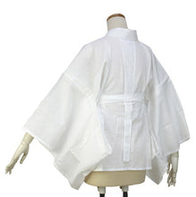 画像をギャラリービューアに読み込む, 半襦袢 M L サイズ 白 絽の半襟 衣紋抜き付 抗菌 消臭 バングロ繊維 竹綾姫  天然素材 竹繊維 丸洗いOK 日本製 新品 女性 レディース 夏 通年 洗える半じゅばん 半衿付き 肌襦袢 襟付き プレタ半襦袢 二部式 簡単着付け 和装 着物 女物