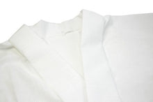 画像をギャラリービューアに読み込む, 半襦袢 M L サイズ 白 絽の半襟 衣紋抜き付 抗菌 消臭 バングロ繊維 竹綾姫  天然素材 竹繊維 丸洗いOK 日本製 新品 女性 レディース 夏 通年 洗える半じゅばん 半衿付き 肌襦袢 襟付き プレタ半襦袢 二部式 簡単着付け 和装 着物 女物