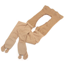 画像をギャラリービューアに読み込む, 足袋用 タイツ 福助 あったか たび型 M L LL サイズ 股割れ 着脱不要 日本製 和装 ストッキング 30デニール レディース ヌード 肌色 着物 冬 防寒 トイレ簡単 ネコポス便発送可