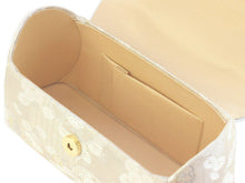 画像をギャラリービューアに読み込む, 【草履バッグセット フォーマル用 フリーサイズ】グレー地雪の輪菊花菖蒲柄 和装 着物 ぞうり バック 女性 訪問着 付け下げ 色無地 七五三 卒入園式 結婚式 帯地 礼装【送料無料】wgフチ