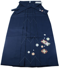 画像をギャラリービューアに読み込む, 袴 卒業式 女性 刺繍入り 七宝に桜柄 レディース はかま単品 仕立て上がり 新品 袴 販売 S M L LL サイズ 5色展開 洗える ポリ 着物 和装 女性 ktおと PP 送料無料