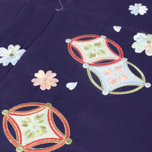 画像をギャラリービューアに読み込む, 袴 卒業式 女性 刺繍入り 七宝に桜柄 レディース はかま単品 仕立て上がり 新品 袴 販売 S M L LL サイズ 5色展開 洗える ポリ 着物 和装 女性 ktおと PP 送料無料