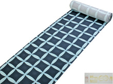 画像をギャラリービューアに読み込む, 正絹小紋着物反物 丹後ちりめん フルオーダー仕立て付き 紺地花格子 単品 女性 レディース 袷にも単衣にもお仕立て可能 自分サイズにお誂え 縮緬着尺 こもん 送料無料 《urウフ》