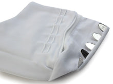 画像をギャラリービューアに読み込む, 手描き足袋 白色地貝合わせ柄 Mサイズ 5枚こはぜ 女性 日本製 DM便発送可能 《kdウチ》