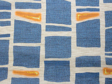 画像をギャラリービューアに読み込む, 本麻夏の名古屋帯 渋ブルー地石畳柄 仕立て付 涼しげな夏着物に合わせる透け感のあるなごや帯 京友禅 送料無料 《urフラ》