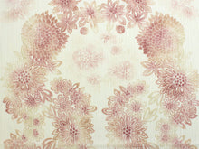 画像をギャラリービューアに読み込む, 洗える着物 夏 小紋 反物 セミオーダー 仕立て付 金子みすゞブランド オフホワイト地ピンク花柄 みすゞうた 送料無料 セール対象外 ktふく KZ