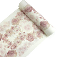 画像をギャラリービューアに読み込む, 洗える着物 夏 小紋 反物 セミオーダー 仕立て付 金子みすゞブランド オフホワイト地ピンク花柄 みすゞうた 送料無料 セール対象外 ktふく KZ