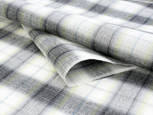 画像をギャラリービューアに読み込む, 琵琶上布 着物 反物 フルオーダーお仕立て付き グレーチェック格子柄 送料無料 女性 レディース KZ《ktくわ》