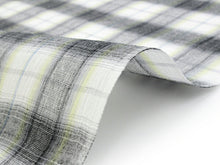 画像をギャラリービューアに読み込む, 琵琶上布 着物 反物 フルオーダーお仕立て付き グレーチェック格子柄 送料無料 女性 レディース KZ《ktくわ》