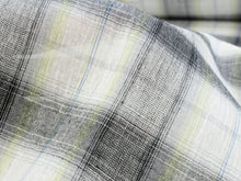画像をギャラリービューアに読み込む, 琵琶上布 着物 反物 フルオーダーお仕立て付き グレーチェック格子柄 送料無料 女性 レディース KZ《ktくわ》