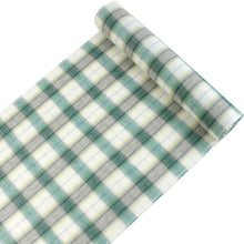 画像をギャラリービューアに読み込む, 琵琶上布 着物 反物 フルオーダーお仕立て付き グリーン・グレーチェック格子柄 送料無料 女性 レディース KZ《ktくわ》