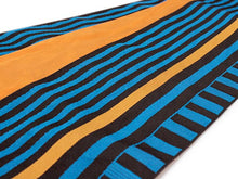 画像をギャラリービューアに読み込む, 半幅帯 新品 青黒 オレンジ ストライプ リバーシブル 半巾帯 半帯 小袋帯 細帯 着物 帯 和装 和服 ポリエステル 洗える 浴衣 浴衣帯 女性 レディース ksクワ